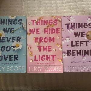 Lucy Score Book Set - Blue, Pink, Purple Covers